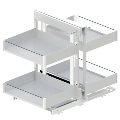 Kosz Cargo Magic Corner PURO 1200mm Lewy Biały Mat Rejs