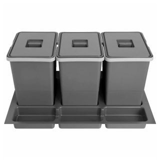 Kosz Segregator na śmieci Sortownik 80 3x18L FUTURE