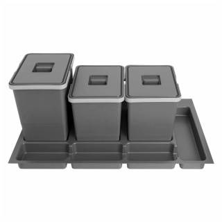 Kosz Segregator na śmieci Sortownik 90 1x18L 2x15L FUTURE CONFIG