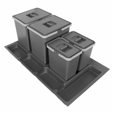 Kosz Segregator na śmieci Sortownik 90 2x18L 2x7L FUTURE CONFIG