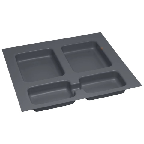 Kosz na śmieci Segregator RUBIO 60 2x15L 2x7L antracyt AMIX