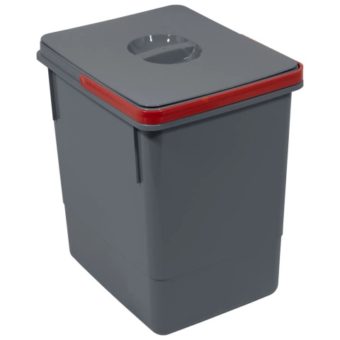 Kosz na śmieci Segregator RUBIO 90 3x15L antracyt AMIX