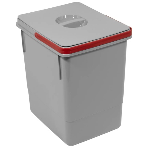 Kosz na śmieci Segregator RUBIO 90 3x15L szary AMIX