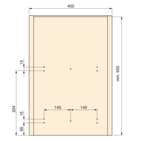 Kosz na śmieci wysuwany 2x35L montaż dolny antracyt EMUCA