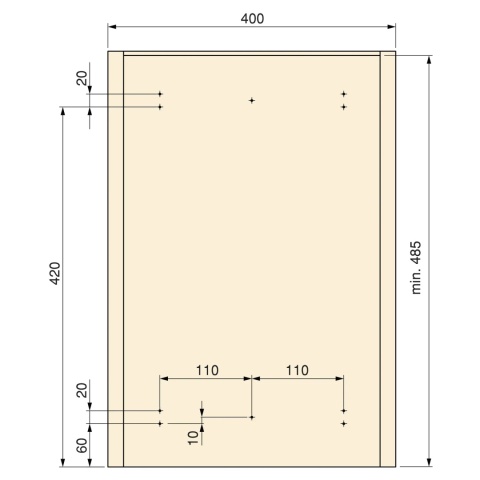 Kosz na śmieci wysuwany 35L H-479mm montaż dolny antracyt EMUCA