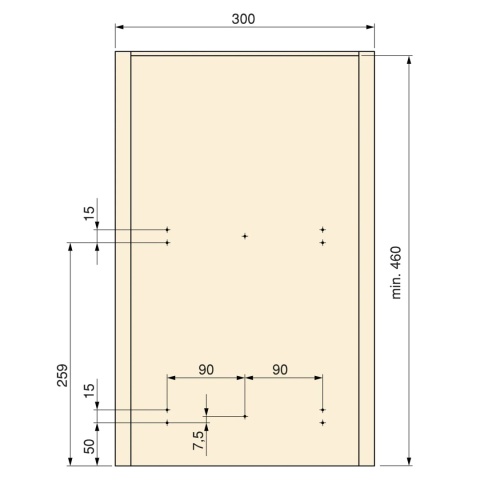 Kosz na śmieci wysuwany 35L do szafki 30 montaż dolny antracyt EMUCA