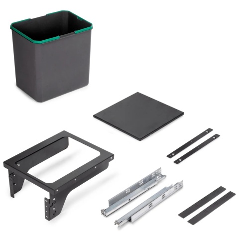 Kosz pojemnik na śmieci Recycle 35L antracyt EMUCA