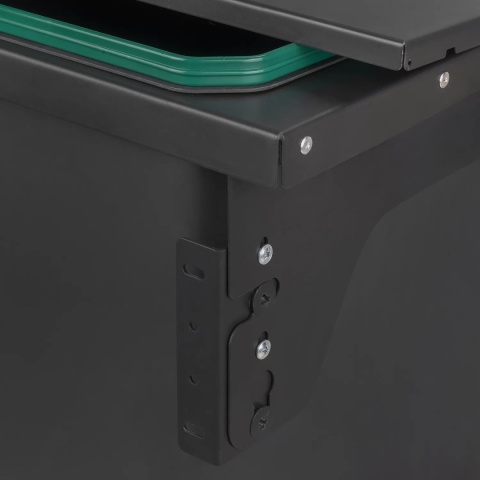 Kosz pojemnik na śmieci Recycle 35L antracyt EMUCA