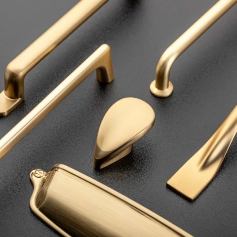 Uchwyt gałka meblowa Venice 28x46mm Szampan GTV