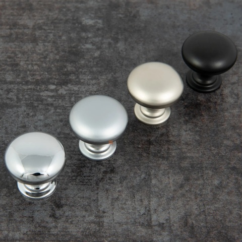 Uchwyt meblowy Gałka do szafek LCK-05 Chrom LEBA