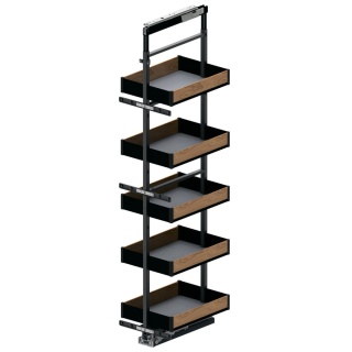 Kosz Cargo Maxi 40 6P Dolne CICHY DOMYK 100kg PURO Czarny Dąb REJS