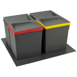 Kosz Segregator na śmieci 50 2x12L EMUCA