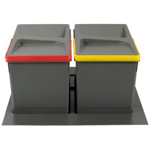 Kosz Segregator na śmieci 50 2x15L EMUCA