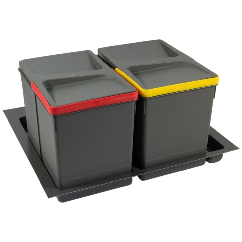 Kosz Segregator na śmieci 60 2x15L EMUCA