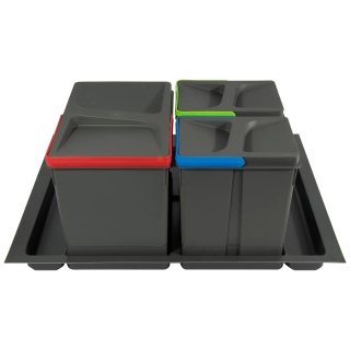 Kosz Segregator na śmieci 70 1x12L 2x6L EMUCA