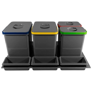 Kosz Segregator na śmieci 80 2x15L 2x7L MULTINO GTV