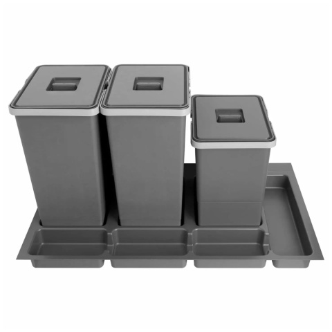 Kosz Segregator na śmieci Sortownik 90 2x24L 1x18L FUTURE CONFIG