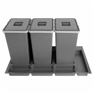 Kosz Segregator na śmieci Sortownik 90 3x24L FUTURE