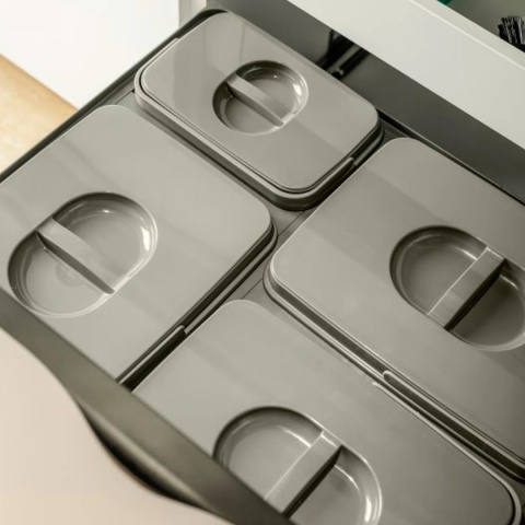 Kosz Sortownik na śmieci 60 3x15L 1x7L MULTINO NEW GTV