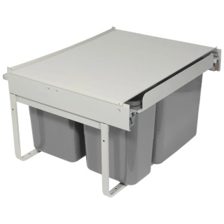 Kosz segregator na śmieci JC609 do szafki 60 2x15L 2x7L Rejs