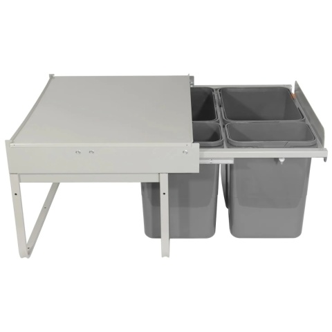 Kosz segregator na śmieci JC609 do szafki 60 2x15L 2x7L Rejs