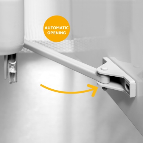 Kosz segregator na śmieci wysuwany 1x16L 2x7.5L szary EMUCA