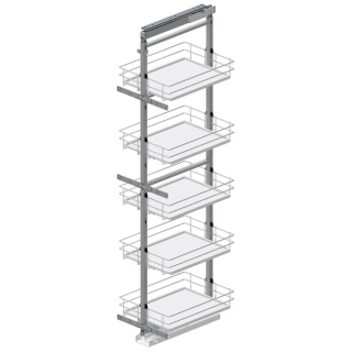 Kosz Cargo Midi 30 4P Dolne CICHY DOMYK 100kg EVO Biały Chrom REJS