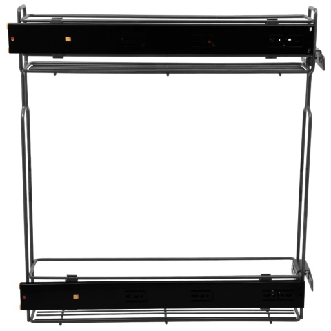 Kosz Cargo Mini 15 2 bocznego montażu CICHY DOMYK Grafit BL Wiexpol