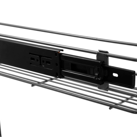 Kosz Cargo Mini 15 2 bocznego montażu CICHY DOMYK Grafit BL Wiexpol