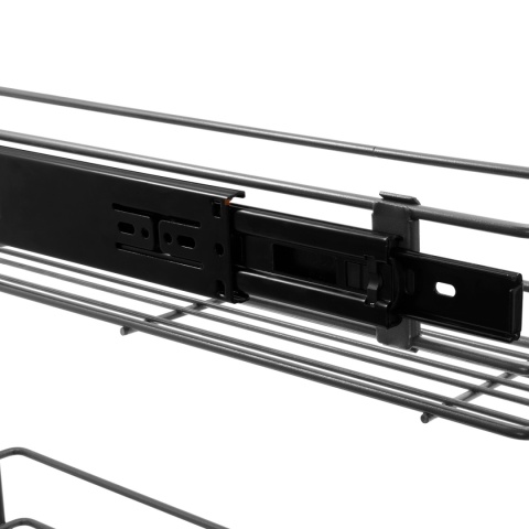 Kosz Cargo Mini 15 3 bocznego montażu CICHY DOMYK Grafit BL Wiexpol