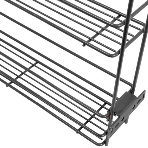 Kosz Cargo Mini 15 3 bocznego montażu CICHY DOMYK Grafit BL Wiexpol