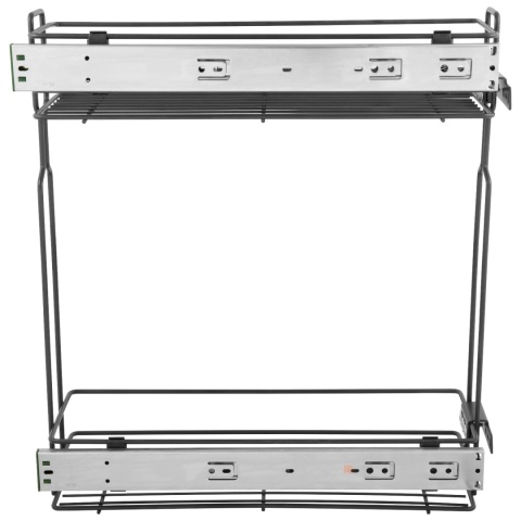 Kosz Cargo Mini 20 2 bocznego montażu CICHY DOMYK Grafit Wiexpol