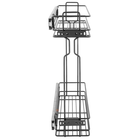 Kosz Cargo Mini 20 2 bocznego montażu CICHY DOMYK Grafit Wiexpol