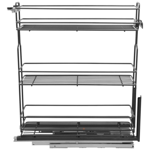 Kosz Cargo Mini 20 3 dolnego montażu CICHY DOMYK Grafit Wiexpol