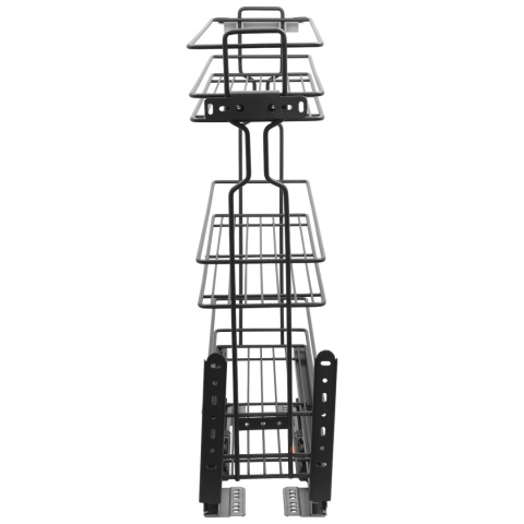 Kosz Cargo Mini 20 3 dolnego montażu CICHY DOMYK Grafit Wiexpol