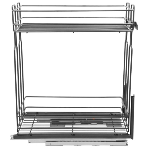 Kosz Cargo Mini 30 2 dolnego montażu CICHY DOMYK Grafit Wiexpol