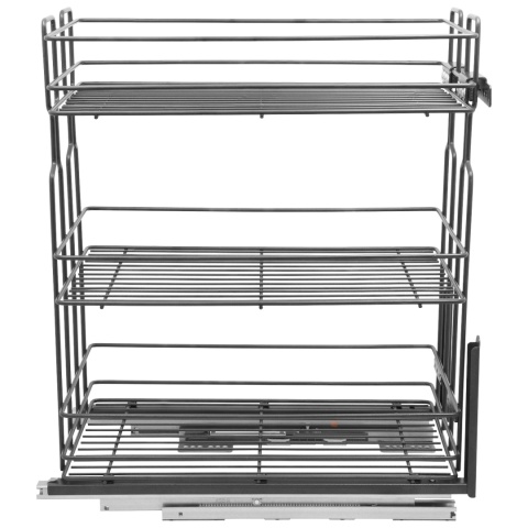 Kosz Cargo Mini 30 3 dolnego montażu CICHY DOMYK Grafit Wiexpol