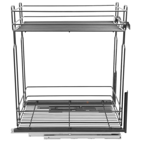 Kosz Cargo Mini 40 2 dolnego montażu CICHY DOMYK Grafit Wiexpol