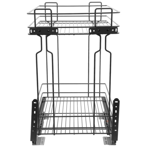 Kosz Cargo Mini 40 2 dolnego montażu CICHY DOMYK Grafit Wiexpol