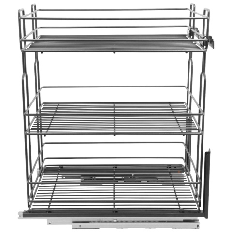 Kosz Cargo Mini 40 3 dolnego montażu CICHY DOMYK Grafit Wiexpol