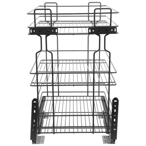 Kosz Cargo Mini 40 3 dolnego montażu CICHY DOMYK Grafit Wiexpol