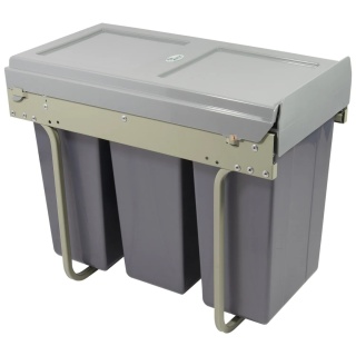 Segregator na śmieci podwójny 300 Cichy Domyk CLG-604 AMIX