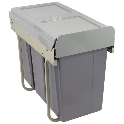 Segregator na śmieci podwójny 300 Cichy Domyk CLG-604 AMIX