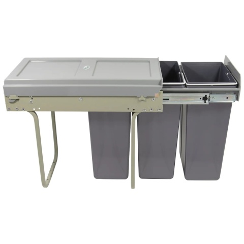 Segregator na śmieci podwójny 300 Cichy Domyk CLG-604 AMIX