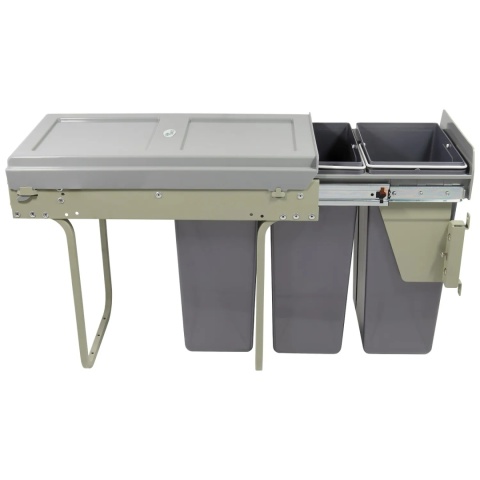 Segregator na śmieci podwójny 300 Cichy Domyk CLG-604M AMIX