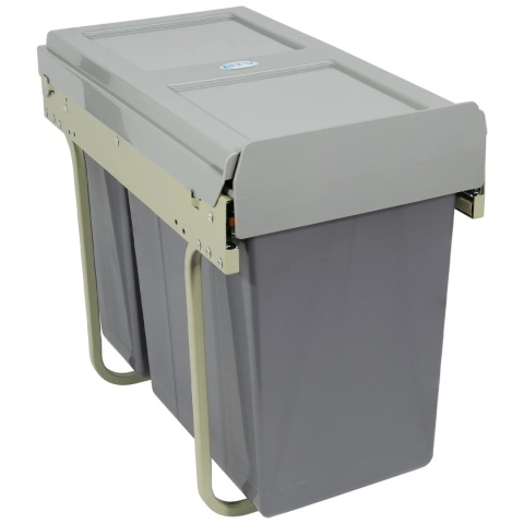 Segregator na śmieci podwójny PRACTI ECO 300 CICHY DOMYK GTV