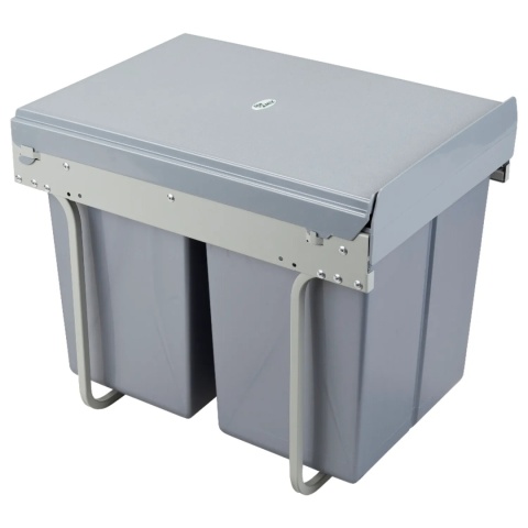 Segregator na śmieci potrójny 400 Cichy Domyk CLG-601 AMIX