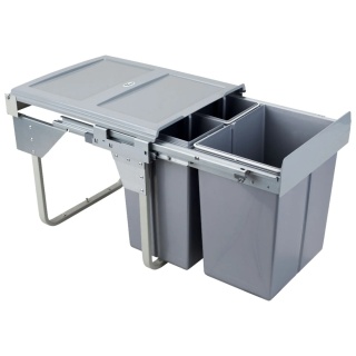 Segregator na śmieci potrójny 450 Cichy Domyk CLG-606-3 AMIX