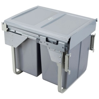 Segregator na śmieci potrójny 450 Cichy Domyk CLG-606-3 AMIX