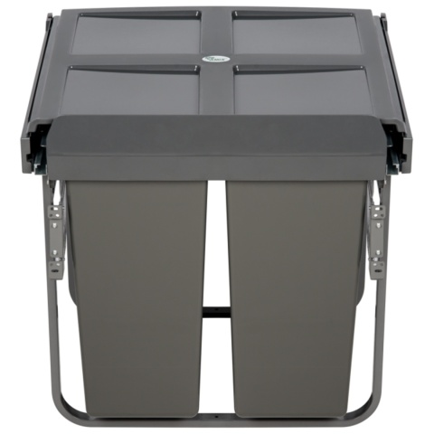 Segregator na śmieci potrójny 600 Cichy Domyk CLG-609N-3 AMIX